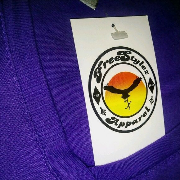 Next Level "The Bronx Keeps Creatin It" Medium Purple Women's V-Neck T-Shirt - Picture 8 of 9